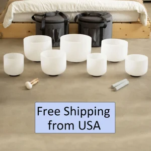 Crystal Singing Bowls Chakra Set of 7pcs